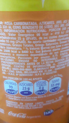 Fanta Naranja 1.75lt NR