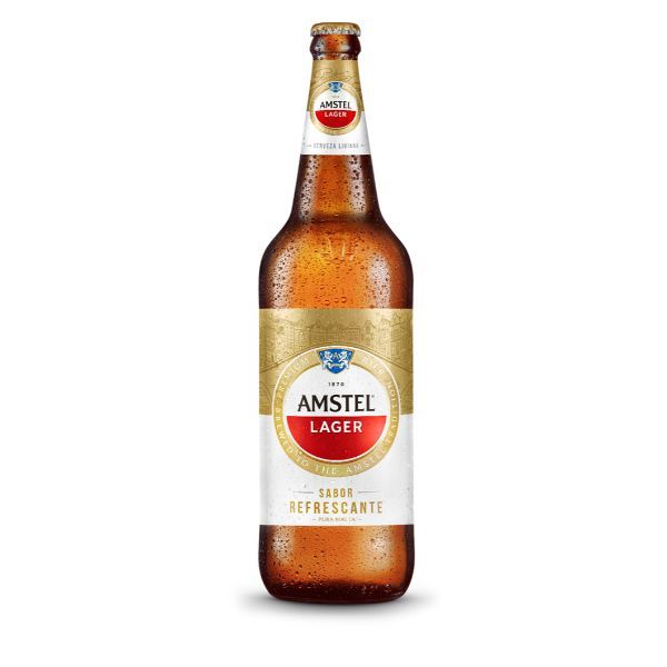 Amstel Lager Litro Retornable